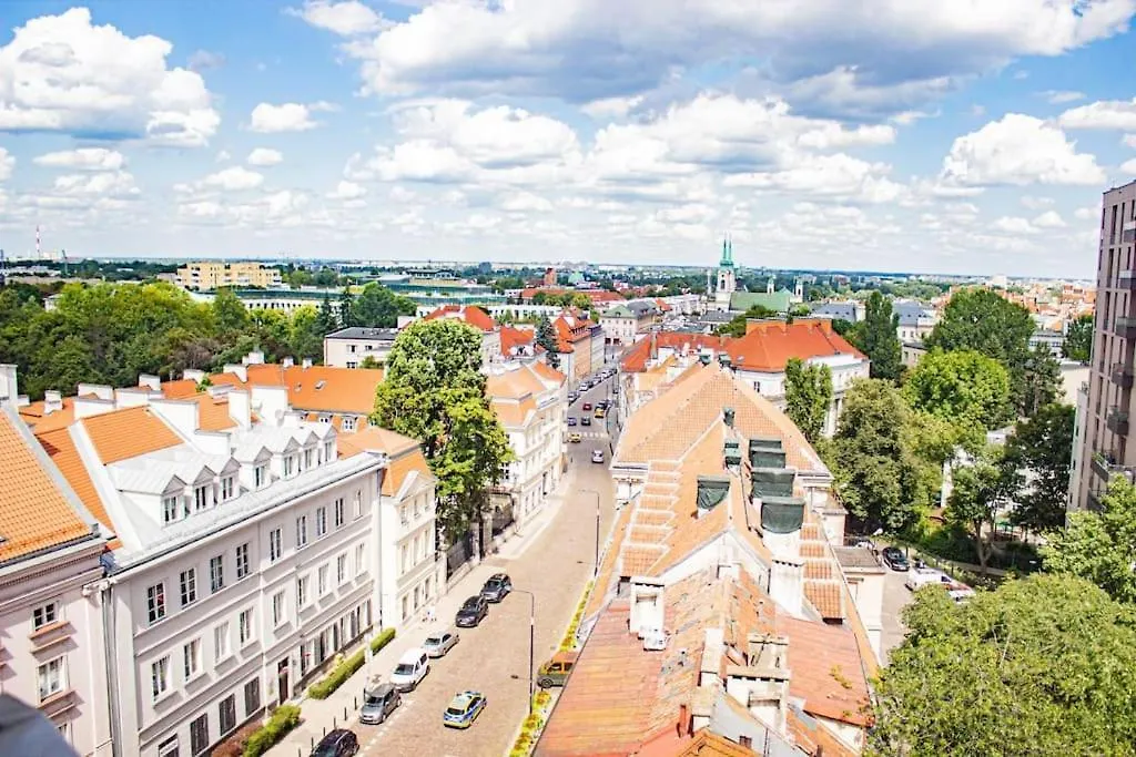 Central Apartment With Balcony And Views, Old Town, Metro Varsóvia Polónia